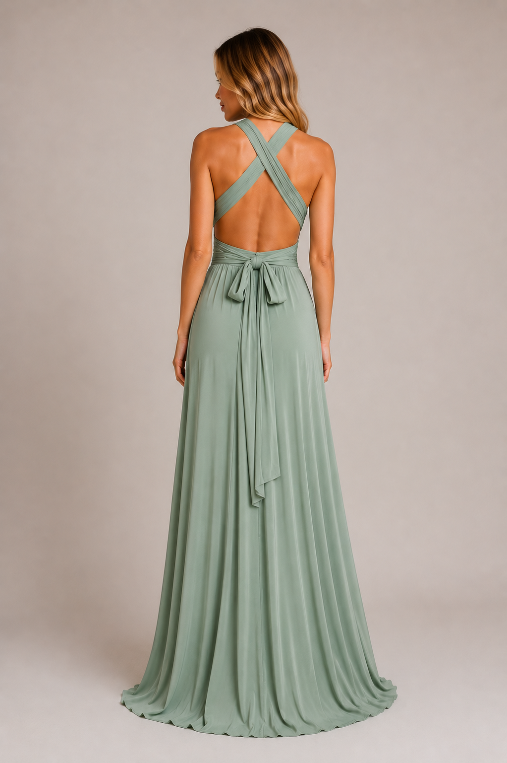 Aubrey - Women's Wedding Guest Maxi Dress Multi Style-Party Dress-Lyrasue-Khaki-XS-Lyrasue