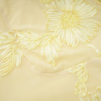 Destiny - Women’s Floral Appliqué Wedding Guest Maxi Dress with Spaghetti Strap-Lyrasue-S-Yellow-Lyrasue