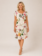 Skylar - Women's Floral Summer Midi Dress-Floral dress-Lyrasue-Multicolour-S-Lyrasue
