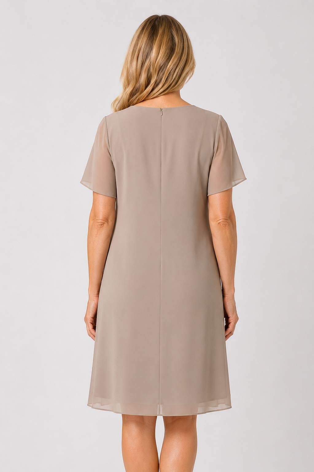 Harmony - Women’s Elegant Figure-Hugging Bodycon Midi Dress-Lyrasue-Khaki-S-Lyrasue