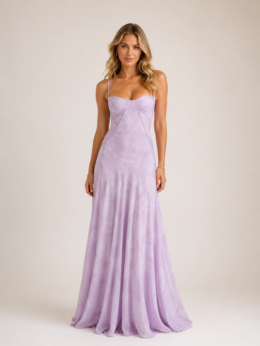 Kaylee - Women's Embroidered Cami Wedding Guest Maxi Dress-Lyrasue-Purple-XS-Lyrasue