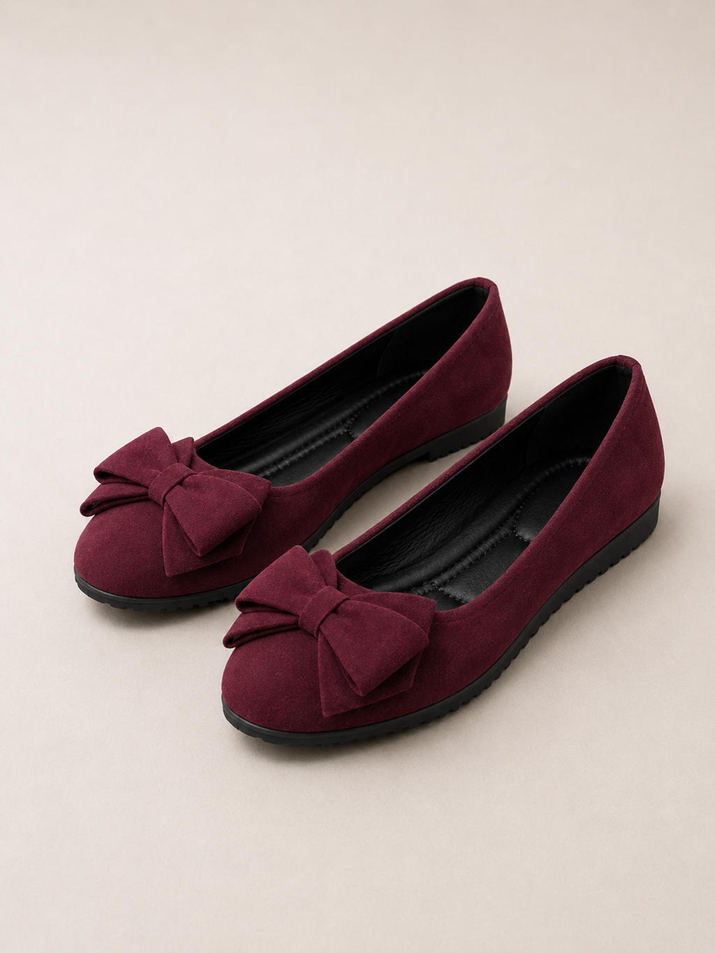 Kelsey - Women’s Comfortable Ballet Flats with Bow Detail-Ballerinas-Lyrasue-Dark Green-35-Lyrasue