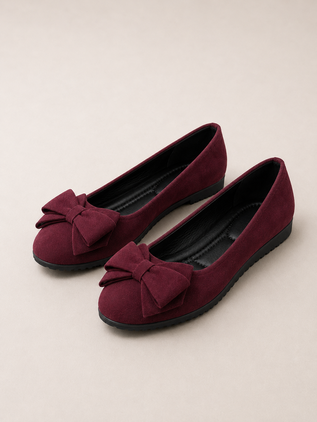 Kelsey - Women’s Comfortable Ballet Flats with Bow Detail-Ballerinas-Lyrasue-Dark Green-35-Lyrasue