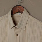 Marlon - Men's Tailored Long Sleeve Dress Shirt-Men Shirts Dress_shirts-Lyrasue-Apricot-M-Lyrasue