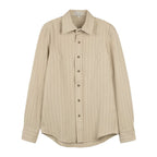Marlon - Men's Tailored Long Sleeve Dress Shirt-Men Shirts Dress_shirts-Lyrasue-Apricot-M-Lyrasue