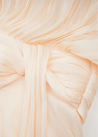 Vanessa - Women’s Champagne Mini Dress Pleated Design & Pearl Buttons-Dress-Lyrasue-Champagne-S-Lyrasue